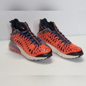Nike Air Max 270 ISPA Blue Void Terra Orange Shoe size 5.5 Mens/ 7 women